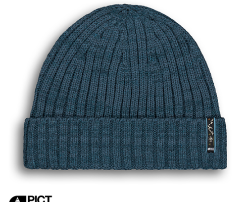PICTURE-B0278P-SHIP BEANIE-BONNET-C DEEP WATER-BLEU