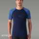 AYAQ-BF-SS-BIAFO-TEE SHIRT 100% ÙERINOS-HOMME-BLUE SLATE-BLEU