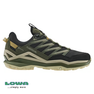 LOWA-L3116309948-MADDOX PRO GTX LO-CHAUSSURES DE RANDONNÉE-HOMME BLACK OLIVE-NOIR-CÔTÉ