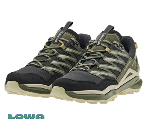 LOWA-L3116309948-MADDOX PRO GTX LO-CHAUSSURES DE RANDONNÉE-HOMME BLACK OLIVE-NOIR