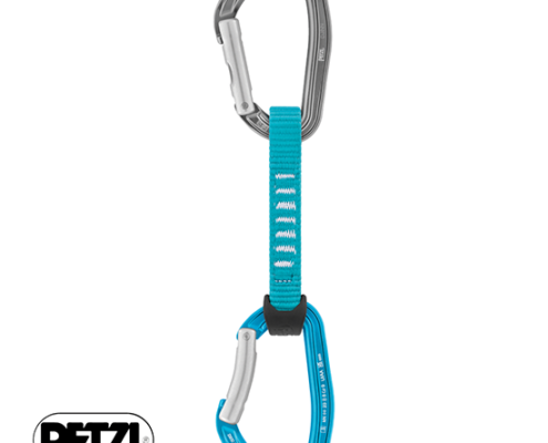 PETZL-M060LC05-6 DÉGAINES DJINN AXESS 11 CM-TURQUOISE