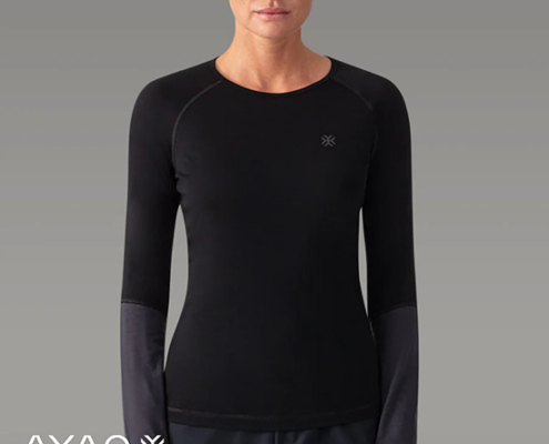 AYAQ-MF-LS-W-TMEFONNA-TEE SHIRT MANCHES LONGUES-FEMME-BLACK-NOIR