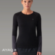 AYAQ-MF-LS-W-TMEFONNA-TEE SHIRT MANCHES LONGUES-FEMME-BLACK-NOIR
