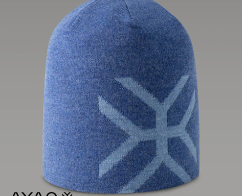 AYAQ-UP-BN-UPSALA-BONNET-BLUE ICE-BLEU