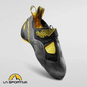 LA SPORTIVA-ZFCS020Y00K00-THEORY-CHAUSSONS D'ESCALADE-HOMME-BLACK YELLOW-NOIR-POINTE