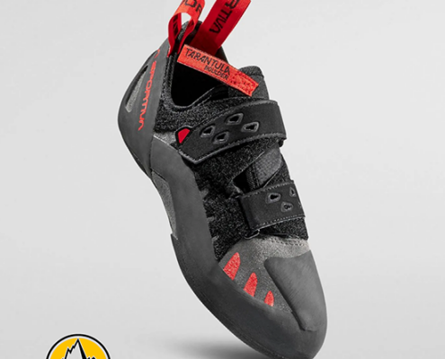 LA SPORTIVA-ZFCS143G17R19-TARANTULA BOULDER-CHAUSSONS D'ESCALADE-METAL SUNSET-NOIR