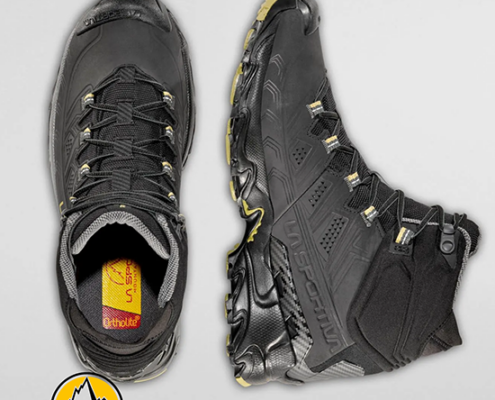 LA SPORTIVA-ZFHS096K00N11-ULTRA RAPTOR II MID LEATHER GTX-CHAUSSURES DE RANDONNÉE-HOMME-BLACK CEDAR-NOIR