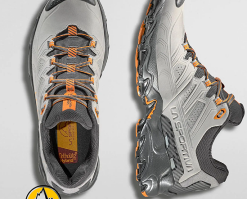 LA SPORTIVA-ZFHS129G01O10-ULTRA RAPTOR II LEATHER GTX-CHAUSSURES DE RANDONNÉE-HOMME-GREY MARMALADE-GRIS