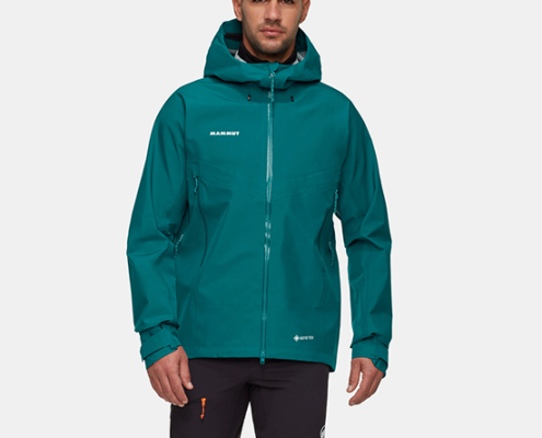 MAMMUT-1010-30151-CRATER IV HS HOODED JACKET-VESTE IMPERMÉABLE-HOMME-40320 DEEP TEAL-BLEU