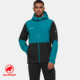 MAMMUT-1010-30950-LINARD GUIDE HS HOODED-VESTE IMPERMÉABLE-HOMME-00818 BLACK DEEP TEAL-BLEU