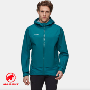 MAMMUT-1010-31380-DUNCAN GUIDE HS HOODED JACKET MEN-VESTE IMPERMÉABLE-HOMME-40320 DEEP TEAL-BLEU