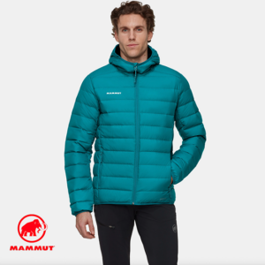 MAMMUT-1013-03370-WAYMARKER IN HOODED JACKET-DOUDOUNE DUVET À CAPUCHE-HOMME-40322-DEEP TEAL-BLEU
