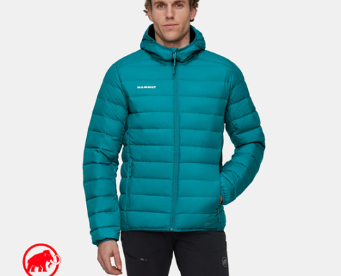 MAMMUT-1013-03370-WAYMARKER IN HOODED JACKET-DOUDOUNE DUVET À CAPUCHE-HOMME-40322-DEEP TEAL-BLEU