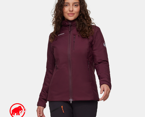 MAMMUT-1013-04000-RIME IN HOODED JACKET-VESTE À CAPUCHE DE RANDONNÉE-FEMME-3800 VIN-BORDEAUX