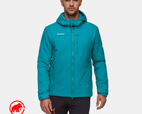 MAMMUT-1013-04100-RIME IN HOODED JACKET-VESTE IMPERMÉABLE-HOMME-40320 DEEP TEAL-BLEU