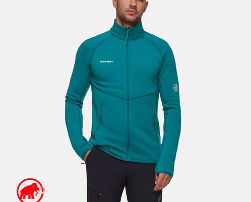 MAMMUT-1014-04302-ACONCAGUA ML JACKET-VESTE POLAIRE-HOMME-40302 DEEP TEAL-BLEU