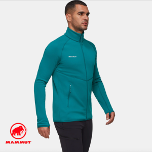 MAMMUT-1014-04302-ACONCAGUA ML JACKET-VESTE POLAIRE-HOMME-40302 DEEP TEAL-BLEU-CÔTÉ