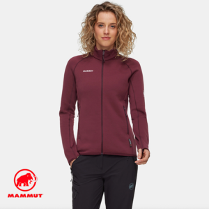 MAMMUT-1014-04462-ACONCAGUA ML JACKET-VESTE POLAIRE-FEMME-3800 VIN-BORDEAUX