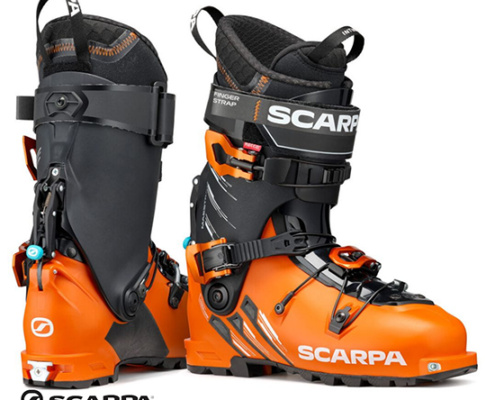 SCARPA-12057-501-MAESTRALE-SKI DE RANDONNÉE-ORANGE BLACK-NOIR