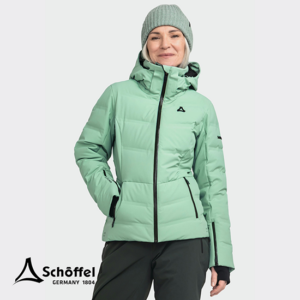 SCHOFFEL-13812-SKI JACKET STYLE CALDIROLA LADY-VESTE DE SKI-FEMME-6305 GEM JADE-VERT-FACE