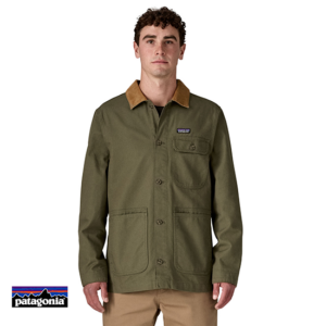 PATAGONIA-20250-M'S POINT REYES CANVAS-BLOUSON-HOMME-BSNG BASIN GREEN-VERT-FACE