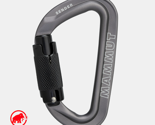 MAMMUT-2040-02540-SENDER TWISTLOCK CARABINER-MOUSQUETON-GREY-GRIS
