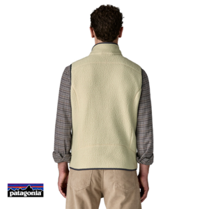PATAGONIA-22821-M'S RETRO PILE VEST- POLAIRE SANS MANCHE-HOMME-PNSM PELICAN SMOLDER BLUE-BEIGE-DOS