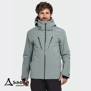 SCHOFFEL-23937-SKI JACKET STYLE BOSSONS-VESTE DE SKI-HOMME-9405 STEEL GREY-GRIS