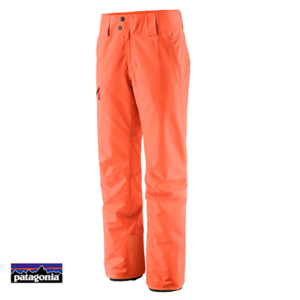 PATAGONIA-31186-W'S INSULATED POWDER TOWN PANTS-PANTALON DE SKI-FEMME-ORPL ORANGE PEEL-ORANGE