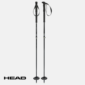HEAD-381114-CRUX CARBON-BÂTONS DE SKI DE RANDONNÉE-CARBON REFLECTIVE-NOIR