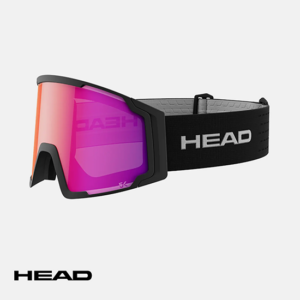 HEAD-391514-NEVES PRO 5K-MASQUE DE SKI-RED BLACK-NOIR
