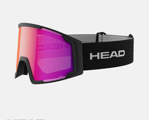 HEAD-391514-NEVES PRO 5K-MASQUE DE SKI-RED BLACK-NOIR