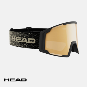 HEAD-391535-NEVES PRO 5K-MASQUE DE SKI-GOLD KORE-NOIR-LOGO HEAD