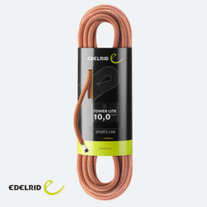 EDELRID-71220-TOWER LITE 10MMX30M-CORD-RED SAHARA-ROUGE