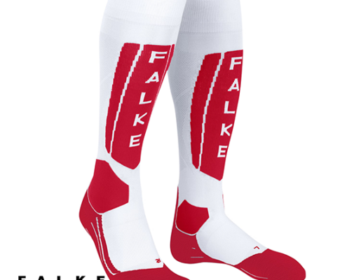 FALKE-76010-SK5 EXPERT-CHAUSSETTES DE SKI-FEMME-2088 FF MAT-BLANC