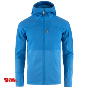 FJALL RAVEN-82257-ABISKO TRAIL FLEECE-VESTE POLAIRE A CAPUCHE-HOMME-525 UNCLE BLUE-BLEU
