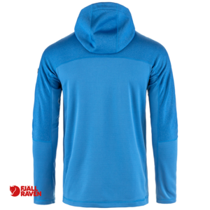 FJALL RAVEN-82257-ABISKO TRAIL FLEECE-VESTE POLAIRE A CAPUCHE-HOMME-525 UNCLE BLUE-BLEU-DOS