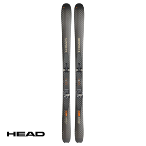 HEAD-94196-CRUX 93 PRO+FIXATION ALMONTE 12+PEAU-PACK SKI DE RANDONNÉE-BLACK-NOIR