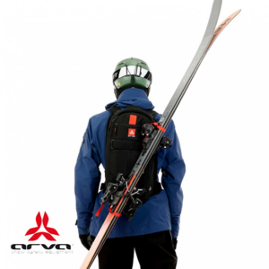 ARVA-AIR1MINI15V1-AIRBAG MINI 15 SAC À DOS-BLK BLACK-NOIR-PORTE SKIS