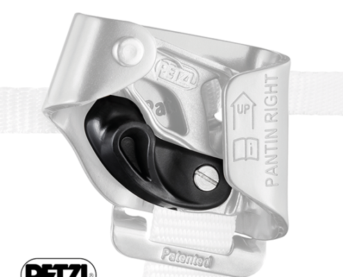 PETZL-B02200-TAQUET DE PA,NTIN DROIT-BLOQUEUR