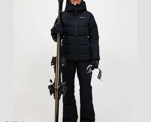 PEAK PERFORMANCE-G80464010-W SHRED DOWN SKI JACKET-VESTE DE SKI-FEMME-BLACK-NOIR