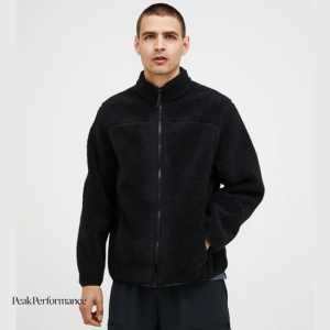 PEAK PERFORMANCE-G80614020-SOLID HEAVY PILE JACKET-VESTE POLAIRE-HOMME-BLACK-NOIR