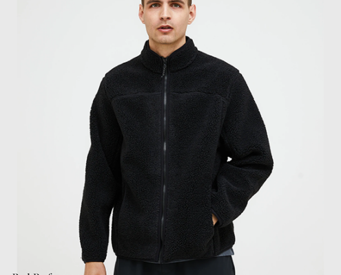 PEAK PERFORMANCE-G80614020-SOLID HEAVY PILE JACKET-VESTE POLAIRE-HOMME-BLACK-NOIR