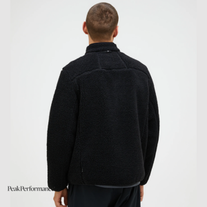 PEAK PERFORMANCE-G80614020-SOLID HEAVY PILE JACKET-VESTE POLAIRE-HOMME-BLACK-NOIR-DOS