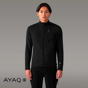 AYAQ-KK-FL-M-KOKANEE-VESTE POLAIRE-HOMME-BK BLACK-NOIR