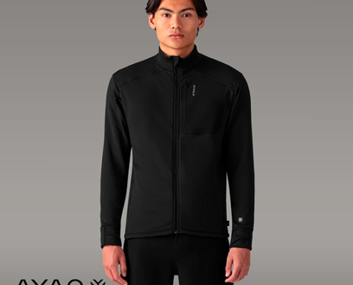 AYAQ-KK-FL-M-KOKANEE-VESTE POLAIRE-HOMME-BK BLACK-NOIR