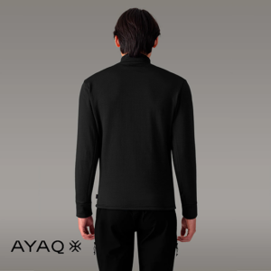 AYAQ-KK-FL-M-KOKANEE-VESTE POLAIRE-HOMME-BK BLACK-NOIR-DOS