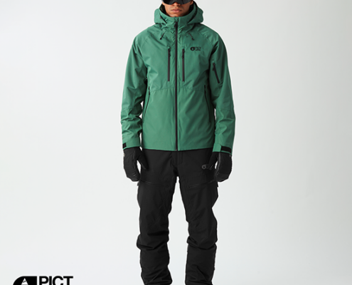 PICTURE-MVT0581-GOODS JACKET-VESTE DE SKI-HOMME-A SMOKE PINE-VERT