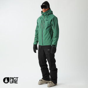 PICTURE-MVT0581-GOODS JACKET-VESTE DE SKI-HOMME-A SMOKE PINE-VERT-CÔTÉ