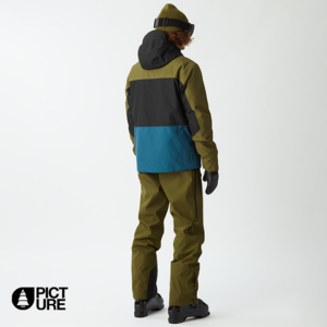 PICTURE-MVT0584-OBJECT JACKET-VESTE DE SKI-HOMME-A TOBACCO-KAKI-DOS